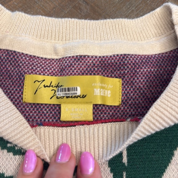 Maeve Floral Patterned Sweater - Picture 4 of 5